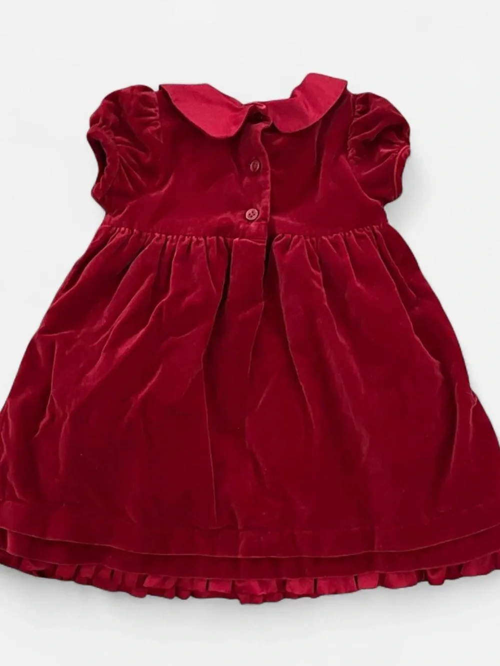 Gymboree Classic Holiday Red Velveteen Dress